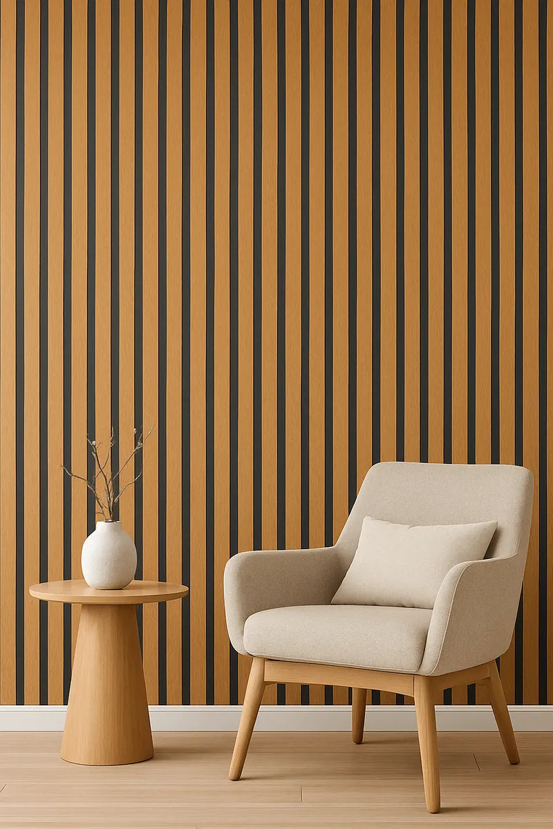Waterproof Wall Panels 270cm x 110cm – Elegant Striped Pattern | Limited-Time Offer